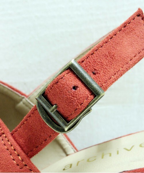 archives（アルシーヴ）の「【WEB限定予約】バックストラップサンダル（サンダル・レディース・アイボリー/ブラック/オレンジ・MEDIUM/LARGE）」の13枚目の写真