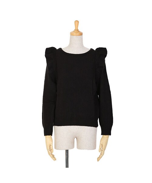 F i.n.t（フィント）の「ショルダーフリルニットプルオーバー/F&A（ニット/セーター・レディース・その他）」の4枚目の写真