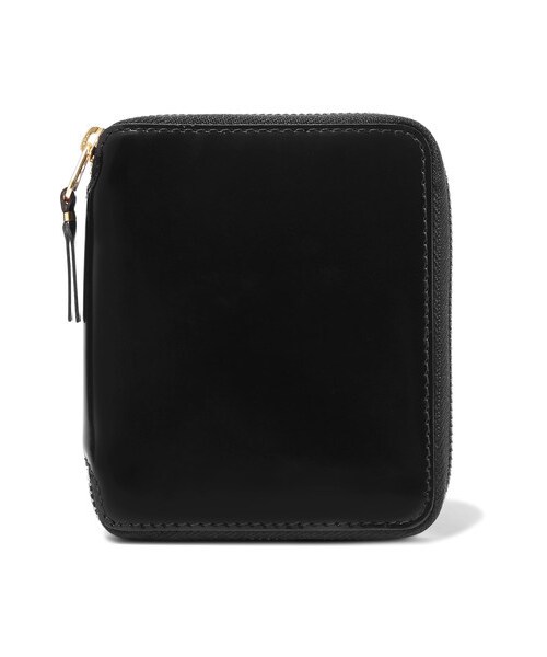 COMME des GARCONS（コムデギャルソン）の「Comme des Garçons - Glossed-leather Wallet - Black（財布・レディース・Black・one size）」の1枚目の写真
