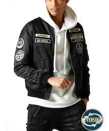 JACKROSE | レザーワッペンリバーシブルMA-1(ジャケット/アウター)