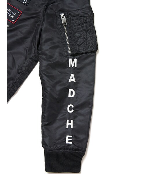 JACKROSE（ジャックローズ）の「スタッズ&ワッペンリバーシブルMA-1（ジャケット/アウター・メンズ・ブラック・M/L/XL）」の2枚目の写真