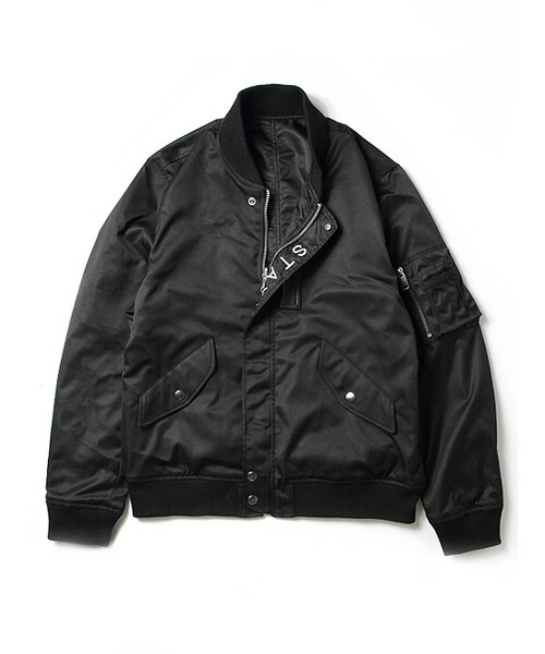 JACKROSE（ジャックローズ）の「スタッズ&ワッペンリバーシブルMA-1（ジャケット/アウター・メンズ・ブラック・M/L/XL）」の8枚目の写真