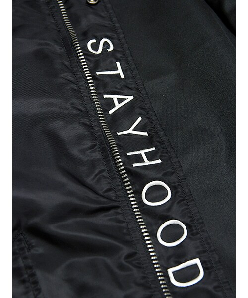 JACKROSE（ジャックローズ）の「スタッズ&ワッペンリバーシブルMA-1（ジャケット/アウター・メンズ・ブラック・M/L/XL）」の3枚目の写真