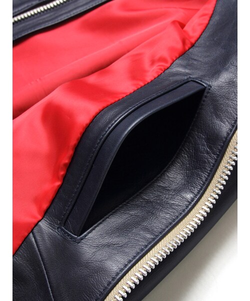 JACKROSE（ジャックローズ）の「ゴートプルアップレザーシングルライダース（ジャケット/アウター・メンズ・ブラック/ネイビー・S/M/L/XL）」の19枚目の写真