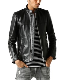 JACKROSE | ゴートプルアップレザーシングルライダース(ジャケット/アウター)