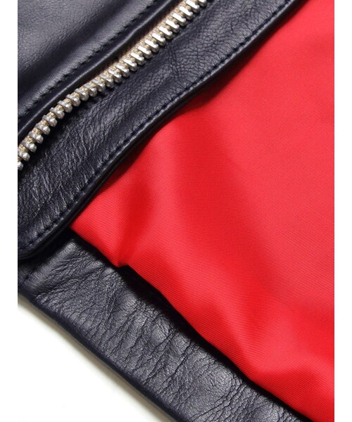 JACKROSE（ジャックローズ）の「ゴートプルアップレザーシングルライダース（ジャケット/アウター・メンズ・ブラック/ネイビー・S/M/L/XL）」の20枚目の写真