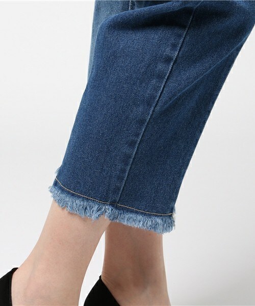 archives（アルシーヴ）の「バイカラーデニム（デニムパンツ・レディース・ブラック/ブルー/サックスブルー・MEDIUM）」の10枚目の写真