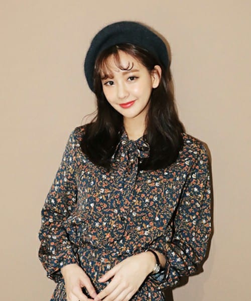 DHOLIC(ディーホリック)の「アンゴラブレンドニットベレー帽(ハンチング/ベレー帽・レディース・FREE)」の1枚目の写真