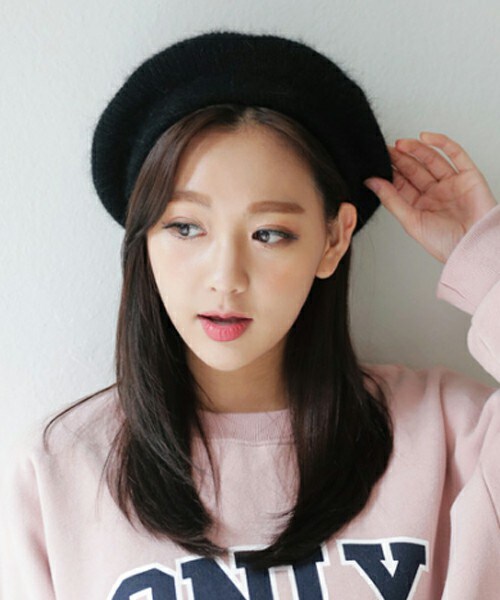 DHOLIC(ディーホリック)の「アンゴラブレンドニットベレー帽(ハンチング/ベレー帽・レディース・FREE)」の3枚目の写真