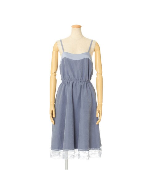 F i.n.t（フィント）の「裾レース使いキャミワンピース/F i.n.t（ワンピース・レディース・その他）」の2枚目の写真