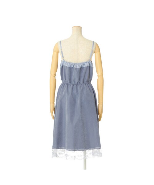 F i.n.t（フィント）の「裾レース使いキャミワンピース/F i.n.t（ワンピース・レディース・その他）」の3枚目の写真