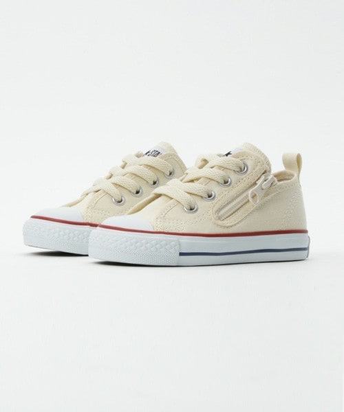 CONVERSE ALL STAR（コンバースオールスター）の「キッズ チャイルド コンバース オールスター ローカット CONVERSE CHILD ALL STAR N Z OX（スニーカー・キッズ・ホワイト/オフホワイト/ブラック/レッド・15cm/16cm/17cm/18cm）」の3枚目の写真