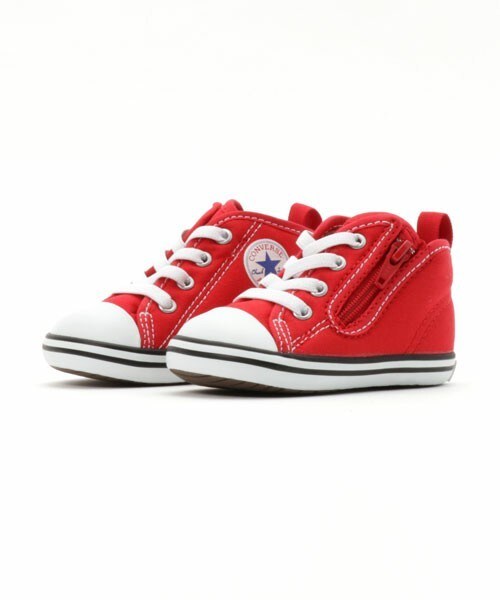 CONVERSE ALL STAR（コンバースオールスター）の「ベビー キッズ コンバース オールスター ローカット CONVERSE BABY ALL STAR N Z（スニーカー・キッズ・ホワイト/オフホワイト/ブラック/レッド・12cm/13cm/14cm/15cm）」の4枚目の写真