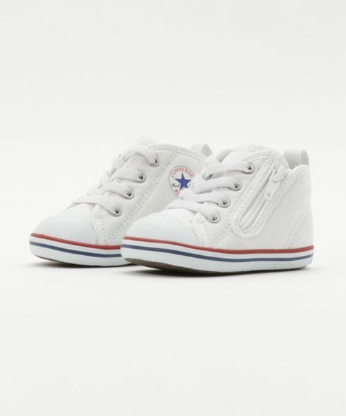 CONVERSE ALL STAR（コンバースオールスター）の「ベビー キッズ コンバース オールスター ローカット CONVERSE BABY ALL STAR N Z（スニーカー・キッズ・ホワイト/オフホワイト/ブラック/レッド・12cm/13cm/14cm/15cm）」の2枚目の写真