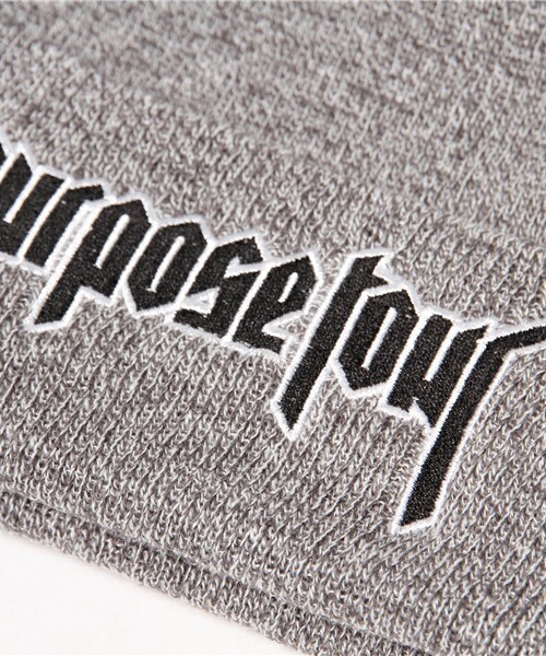 ELEVEN PARIS（イレブンパリ）の「ELEVEN PARIS 『PURPOSE PURPOSE』ニットキャップ（ニットキャップ/ビーニー・メンズ・ライトグレー・FREE）」の5枚目の写真