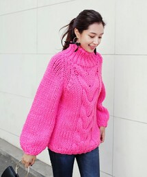 DHOLIC | ウール混オフタートルネックニットプルオーバー(ニット/セーター)