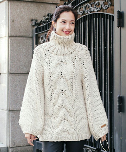 DHOLIC（ディーホリック）の「ウール混オフタートルネックニットプルオーバー（ニット/セーター・レディース・FREE）」の2枚目の写真