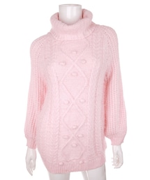 Bobon21 | ハイネックガーリーニット(ニット/セーター)