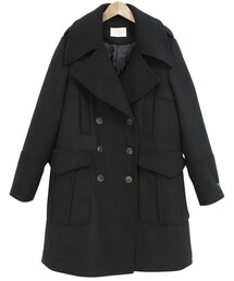 Dailyabout | ベーシックウール混紡ダブルボタンロングコート(P0000WKP)(チェスターコート)