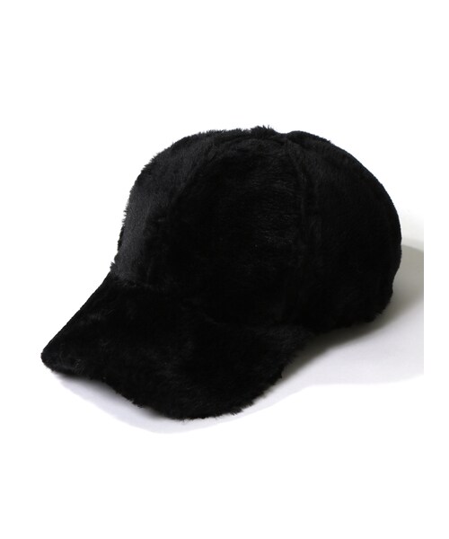 GRL（グレイル）の「ファーキャップ（キャップ・レディース・グレー/ブラック/ピンク/ベージュ/オフホワイト・F）」の3枚目の写真