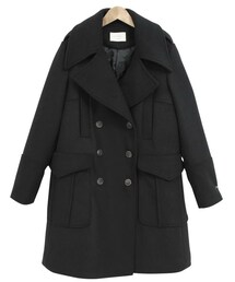 Dailyabout | クラシックウール混紡ダブルボタンロングコート(P0000WKQ)(チェスターコート)