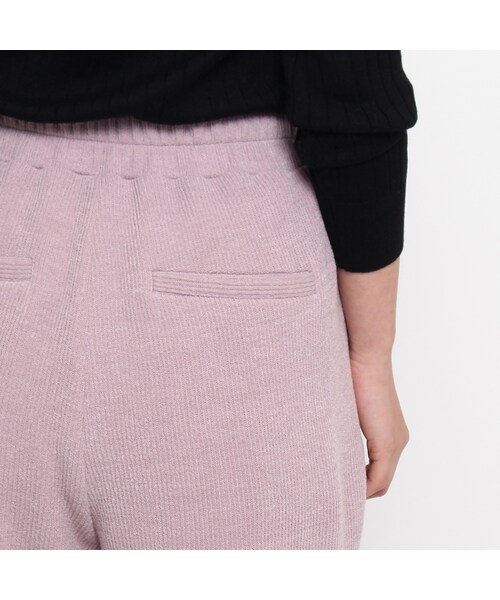 OZOC（オゾック）の「ニットソートワイドパンツ（その他・レディース・ピンク/ブラック/グレー・その他）」の8枚目の写真