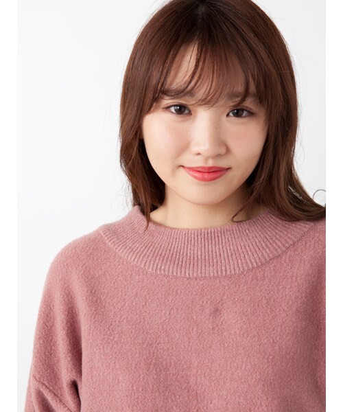 w closet（ダブルクローゼット）の「後ろレースアップブークレニット（トップス・レディース・グレー/Lピンク/Dピンク・FREE）」の7枚目の写真