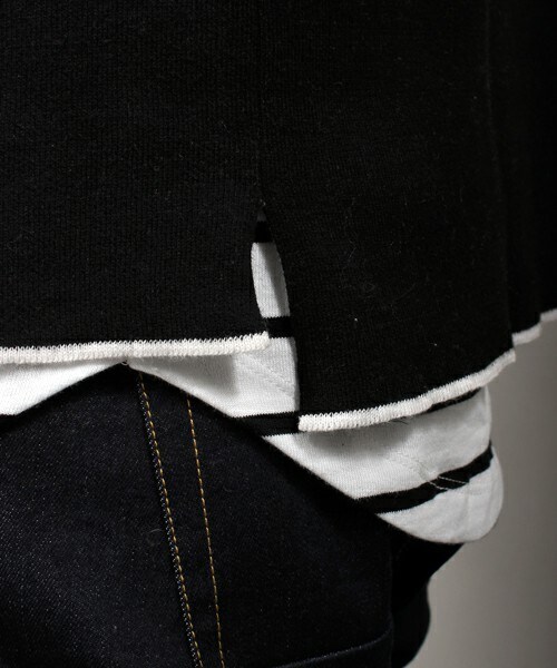 MIND BLOW（マインドブロウ）の「＜STAR柄＞リブニット（ニット/セーター・メンズ・ブラック/杢グレー/カーキ/ホワイト・M/L）」の14枚目の写真