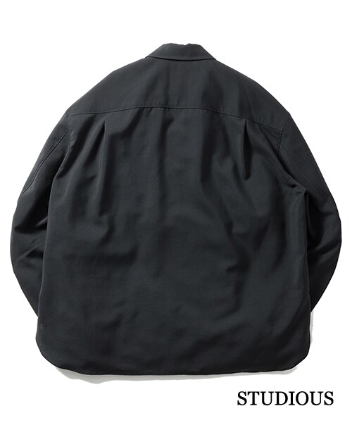 Name.（ネーム）の「WOOL MOHAIR TROPICAL OVERSIZED SHIRT（その他・メンズ・BLK・0/1）」の2枚目の写真