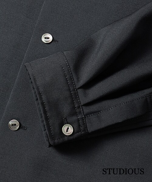 Name.（ネーム）の「WOOL MOHAIR TROPICAL OVERSIZED SHIRT（その他・メンズ・BLK・0/1）」の5枚目の写真