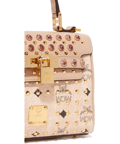 MCM(エムシーエム)の「MCM Visetos Satchel(ショルダーバッグ・レディース・Beige・One Size)」の3枚目の写真