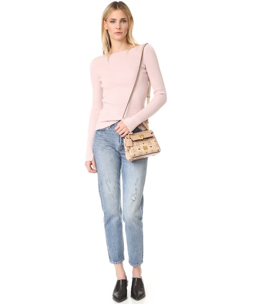 MCM(エムシーエム)の「MCM Visetos Satchel(ショルダーバッグ・レディース・Beige・One Size)」の2枚目の写真