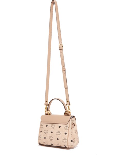 MCM(エムシーエム)の「MCM Visetos Satchel(ショルダーバッグ・レディース・Beige・One Size)」の4枚目の写真
