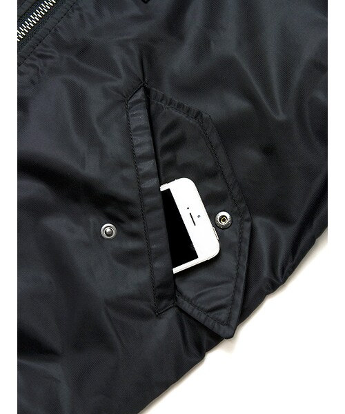 JACKROSE（ジャックローズ）の「3WAYフード付きリバーシブルMA-1 2017SS（ジャケット/アウター・メンズ・ブラック/カーキ・M/L/XL）」の8枚目の写真