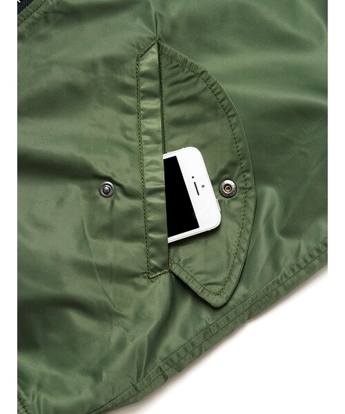 JACKROSE（ジャックローズ）の「3WAYフード付きリバーシブルMA-1 2017SS（ジャケット/アウター・メンズ・ブラック/カーキ・M/L/XL）」の21枚目の写真