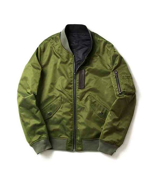 JACKROSE（ジャックローズ）の「3WAYフード付きリバーシブルMA-1 2017SS（ジャケット/アウター・メンズ・ブラック/カーキ・M/L/XL）」の12枚目の写真