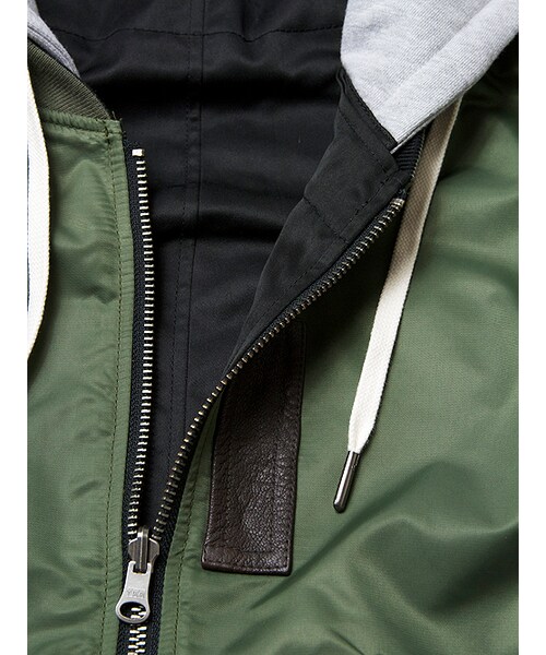 JACKROSE（ジャックローズ）の「3WAYフード付きリバーシブルMA-1 2017SS（ジャケット/アウター・メンズ・ブラック/カーキ・M/L/XL）」の22枚目の写真