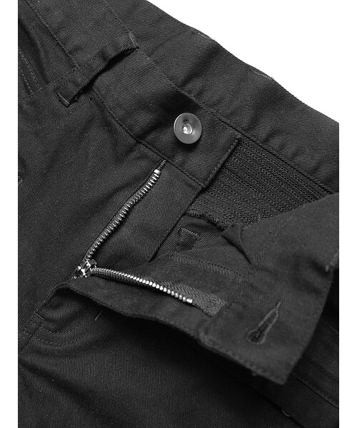 JACKROSE（ジャックローズ）の「ZIPダメージバイカーパンツ（パンツ・メンズ・ブラック・S/M/L）」の5枚目の写真