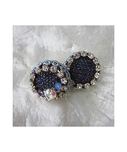 Hime.（ヒメ）の「E-007 Hime.イタリア製生地くるみビジューイヤリング 全8色（その他・レディース・その他）」の7枚目の写真