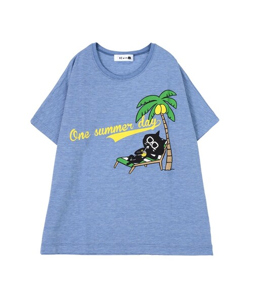 にゃー（ニャー）の「にゃー / S ばかんすにゃーT / Tシャツ（）」 - WEAR