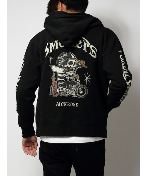 SKULL WORKS & CO. パーカー XL SKULL WORKS（スカルワークス）の「×JACKROSE MCパーカー（）」 - WEAR
