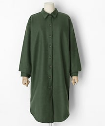DHOLIC | ウールブレンドシャツワンピース(シャツワンピース)