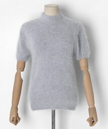 DHOLIC | アンゴラブレンドハーフスリーブニットプルオーバー(ニット/セーター)