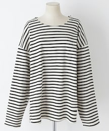 DHOLIC | ドロップショルダーボーダーTシャツ(Tシャツ/カットソー)