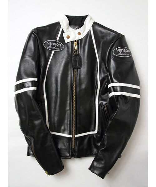 VANSON（ヴァンソン）の「×JACKROSE VINTAGE 9RJV シングルライダース