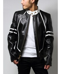 VANSON（ヴァンソン）の「×JACKROSE VINTAGE 9RJV シングルライダース