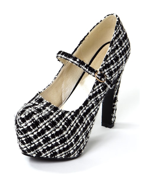 GRL（グレイル）の「ワンストラップスエードパンプス（パンプス・レディース・ブラック/レッド/ピンク/グリーン/ネイビー/グレー/ボルドー/アイボリー/ベージュ/キャメル/ツイード・24.5）」の11枚目の写真