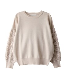 GRL | レーススリーブニットトップス(ニット/セーター)