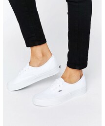 VANS | Vans Authentic Classic White Lace Up Sneakers(スニーカー)