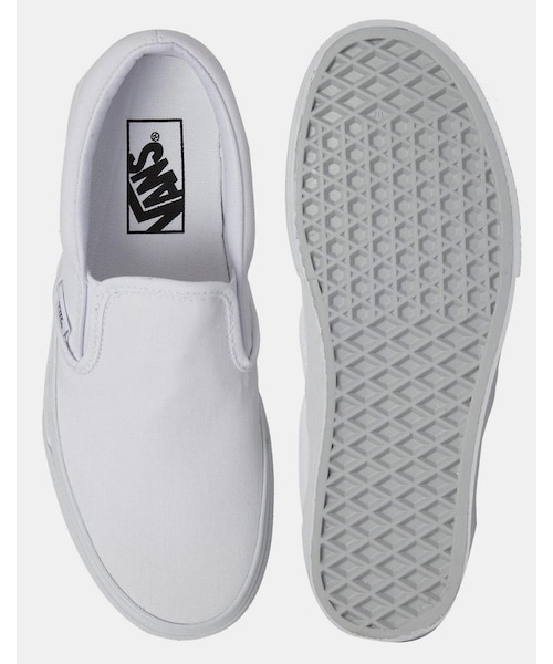 VANS（バンズ）の「Vans True White Classic Slip On Sneakers（スニーカー・レディース・White・US 9）」の3枚目の写真